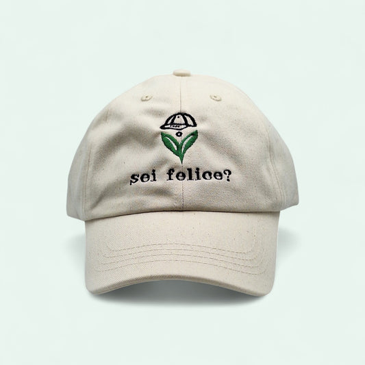 Cappellino personAle CLEAN Domanda Scomoda: sei felice?