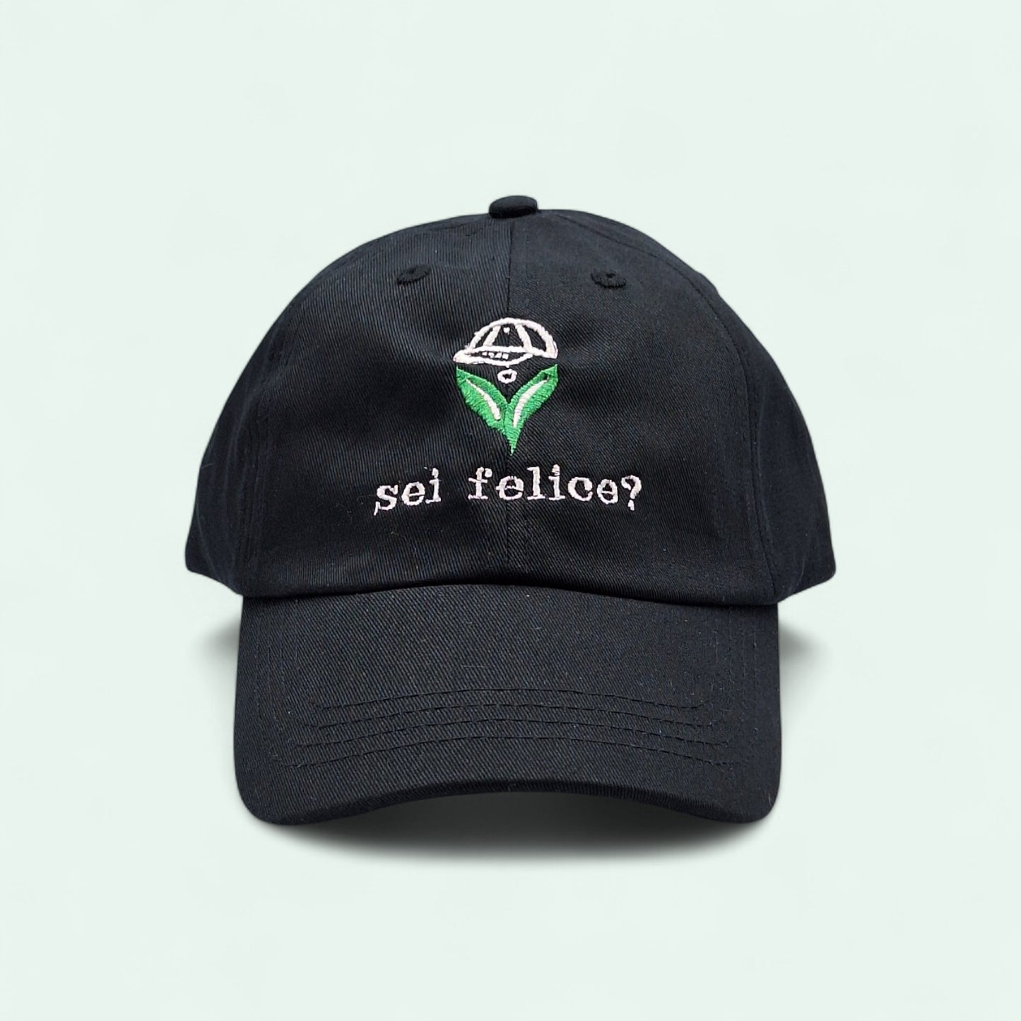 Cappellino personAle CLEAN Domanda Scomoda: sei felice?