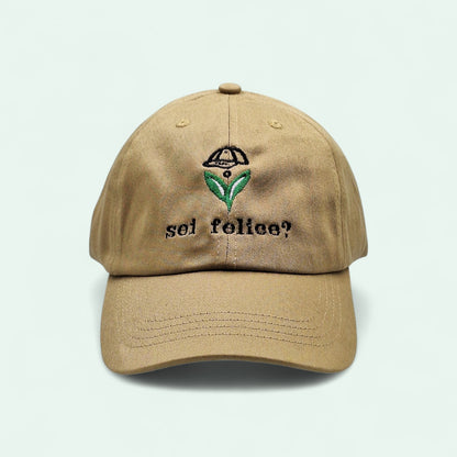 Cappellino personAle CLEAN Domanda Scomoda: sei felice?