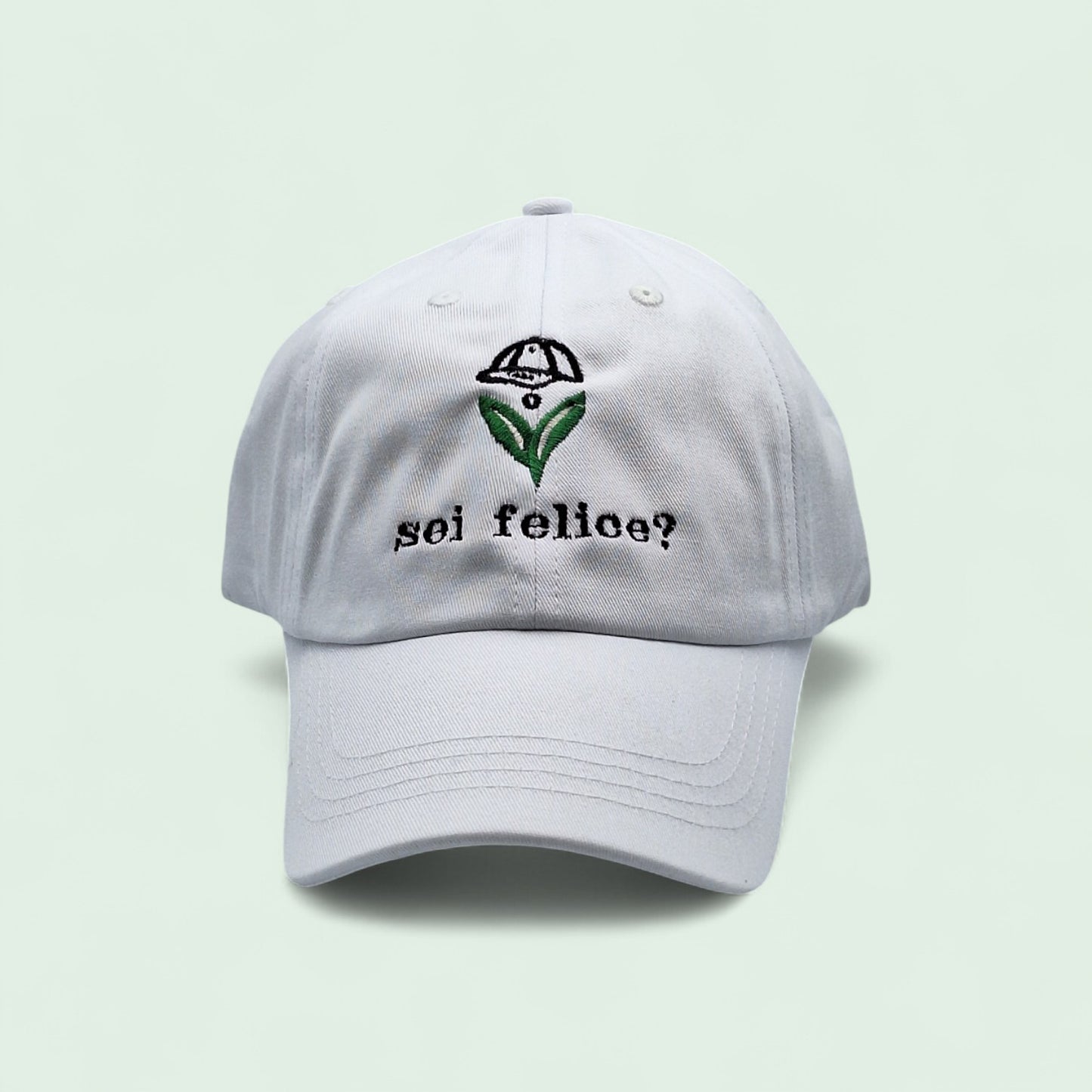 Cappellino personAle CLEAN Domanda Scomoda: sei felice?