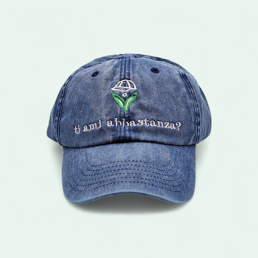 Cappellino personAle VINTAGE Domanda Scomoda: ti ami abbastanza?