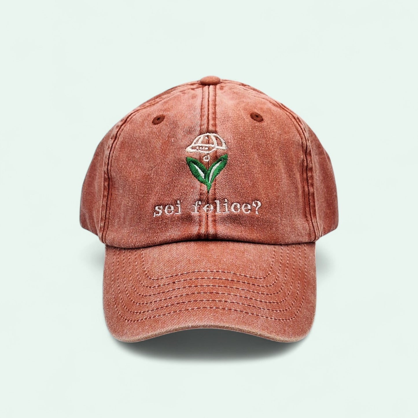 Cappellino personAle VINTAGE Domanda Scomoda: sei felice?